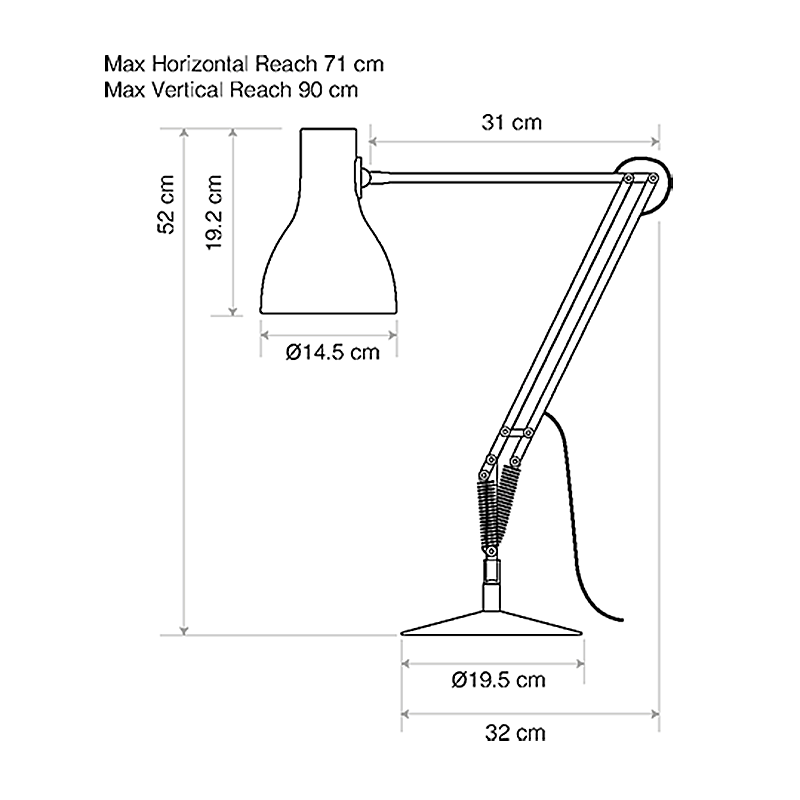 Anglepoise Type 75 Desk Lamp