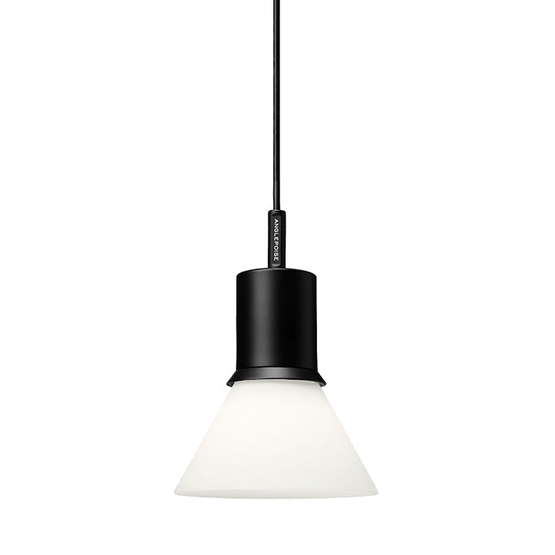 Anglepoise Type 80 Pendant Light Matte Black Opal Glass