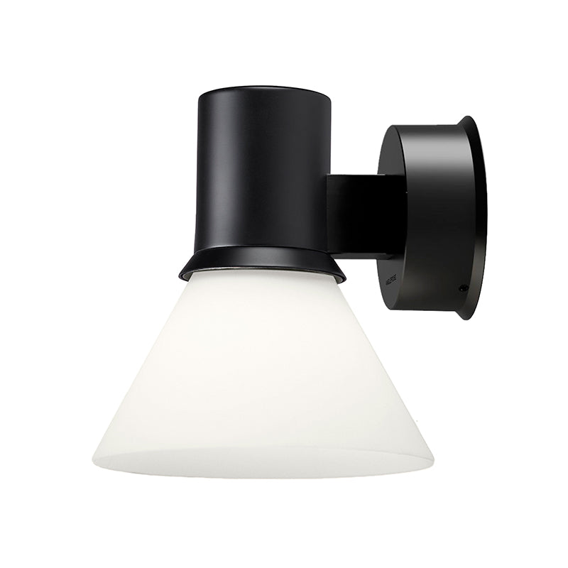 Anglepoise Type 80 W4 Wall Light Matte Black Opal Glass