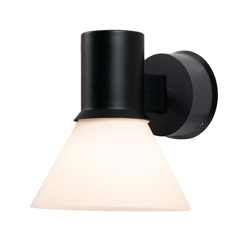 Anglepoise Type 80 W4 Wall Light Matte Black Opal Glass