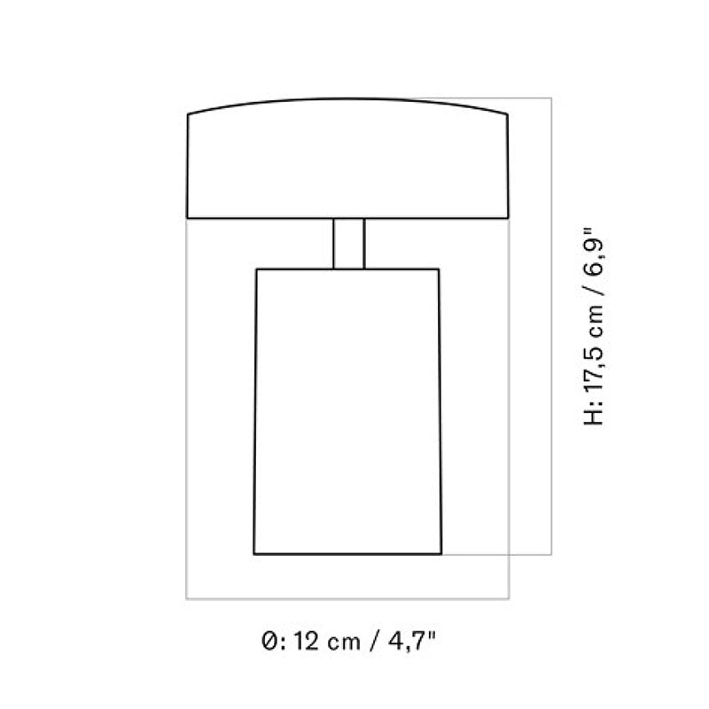 Audo Column Portable Table Lamp