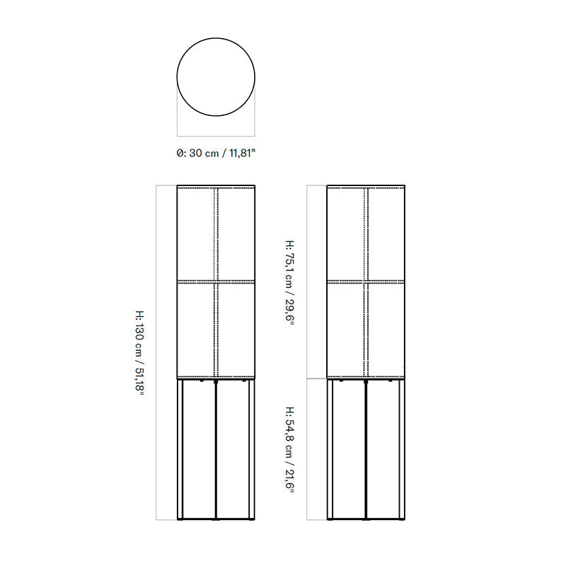Audo Hashira Floor Lamp High