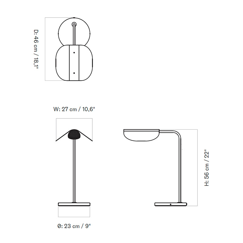 Audo Wing Table Lamp