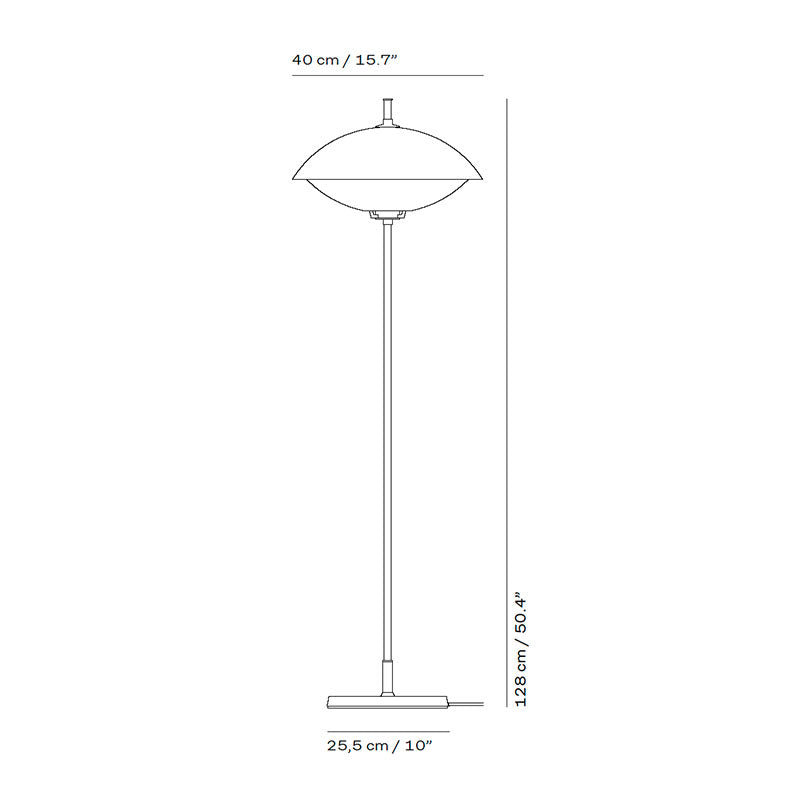 Fritz Hansen Clam Floor Lamp