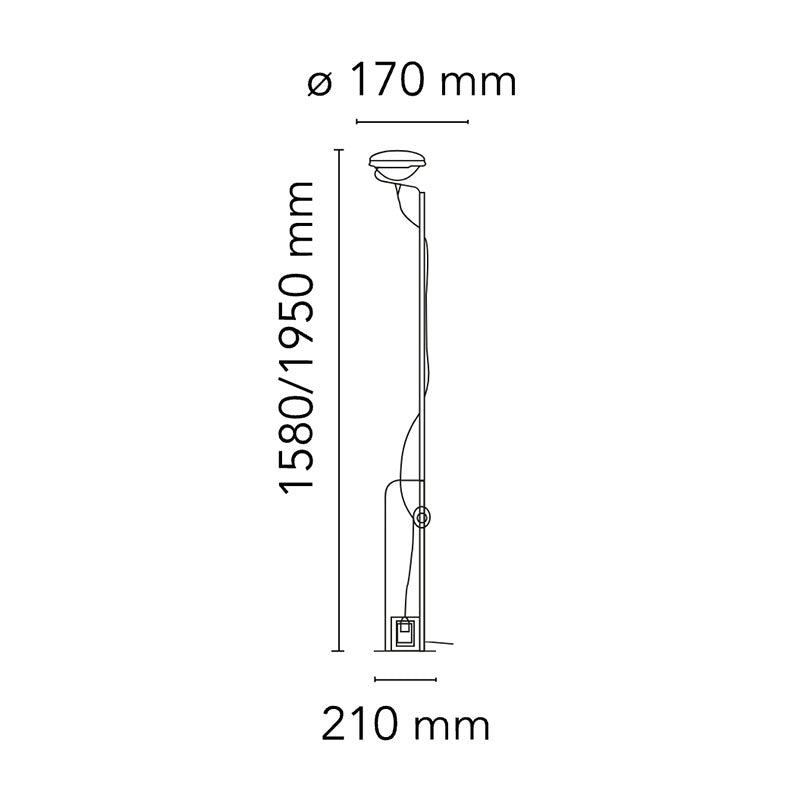 Flos Toio LED Floor Light