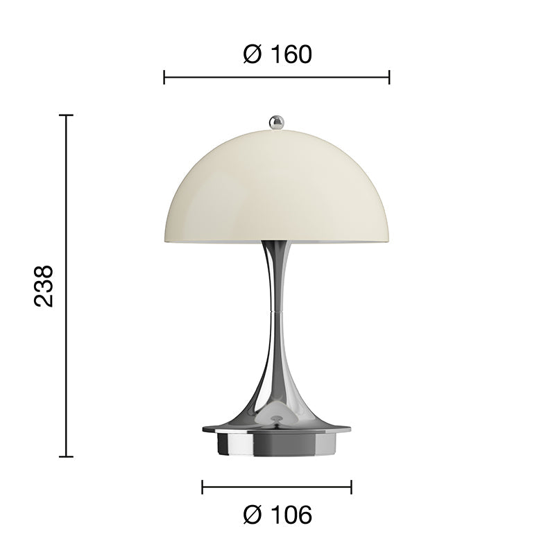Louis Poulsen Panthella 160 Portable Table Lamp V3