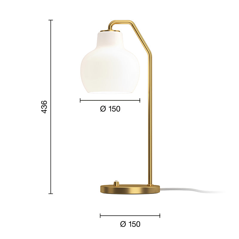 Louis Poulsen VL Ring Crown Table Lamp