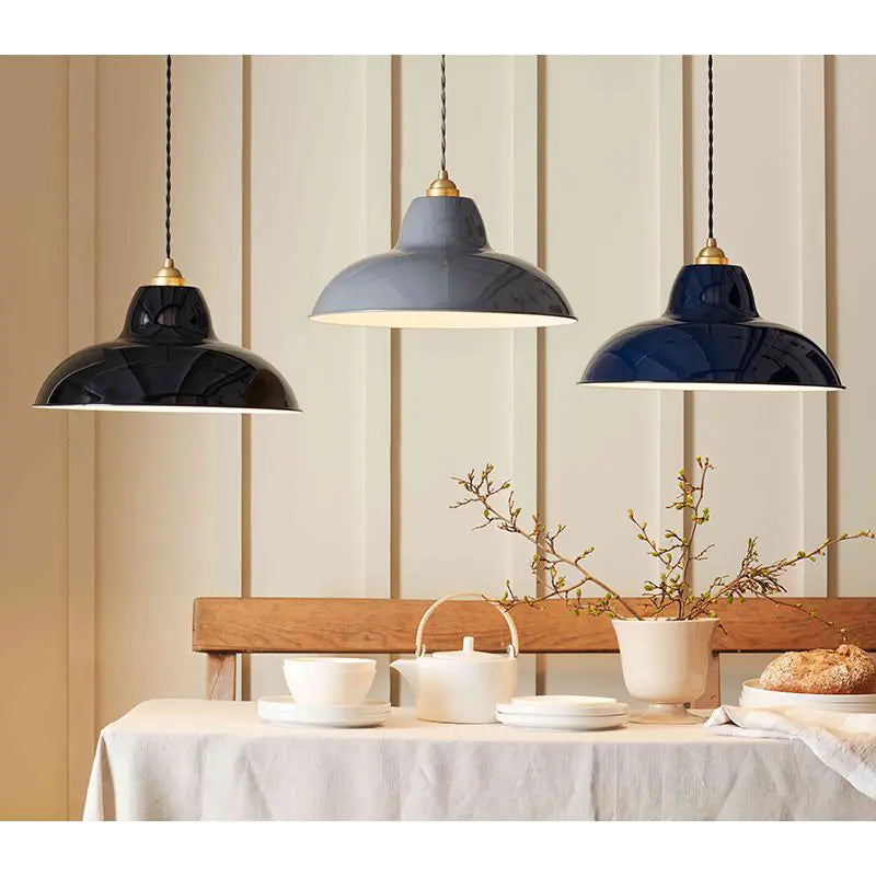 Anglepoise Original 1227 Midi Wide Brass Pendant Light