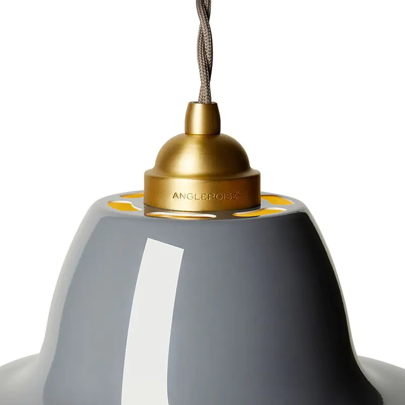 Anglepoise Original 1227 Midi Wide Brass Pendant Light