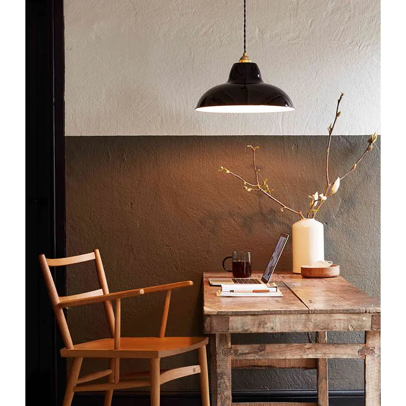 Anglepoise Original 1227 Midi Wide Brass Pendant Light