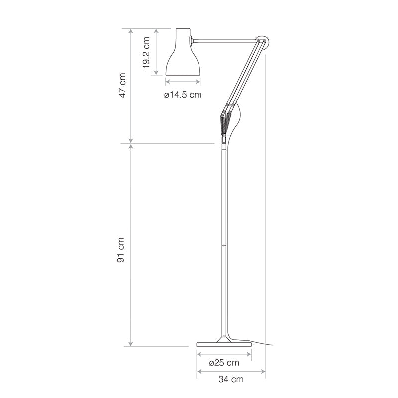Anglepoise Type 75 Floor Lamp