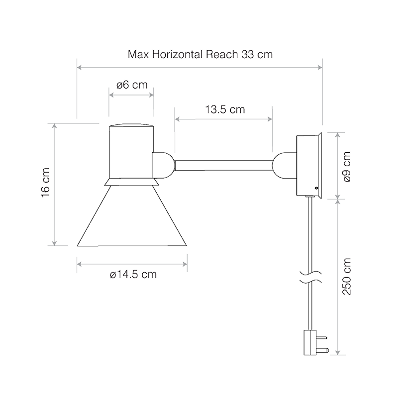 Anglepoise Type 80 W2 Wall Light