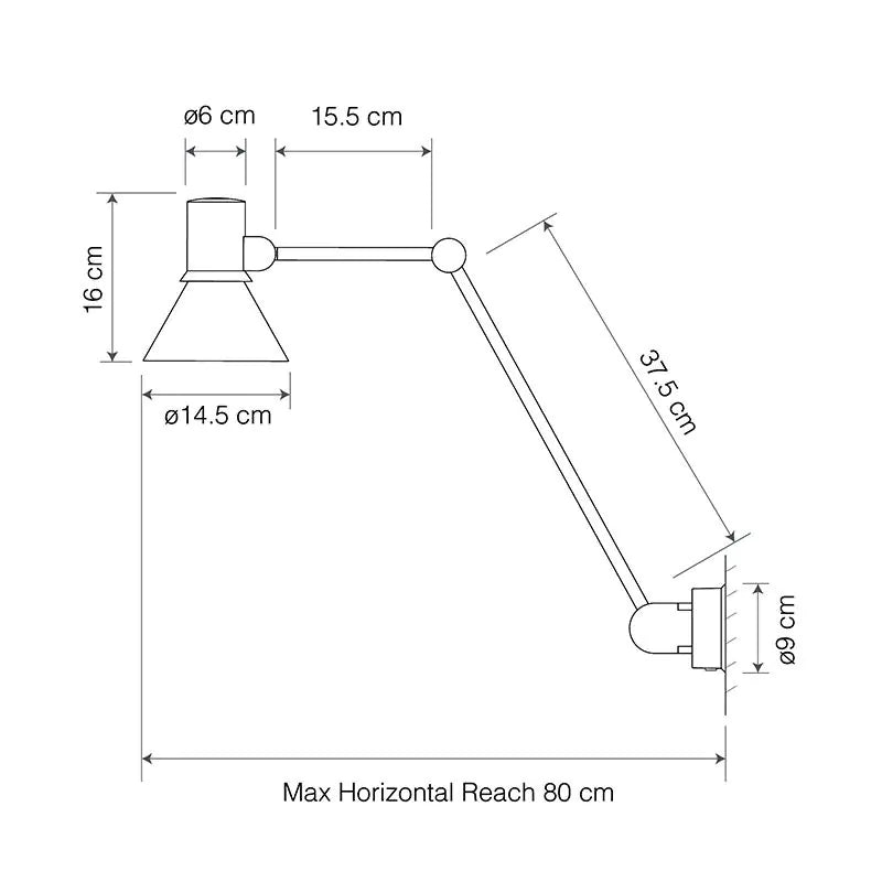 Anglepoise Type 80 W3 Wall Light