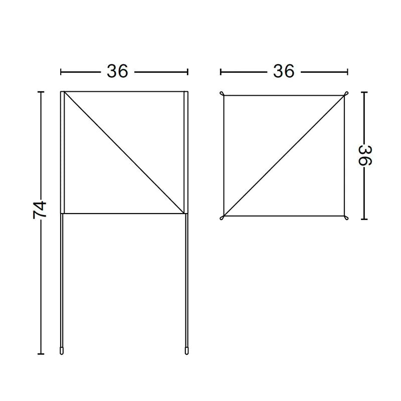 Hay Paper Cube Floor Lamp