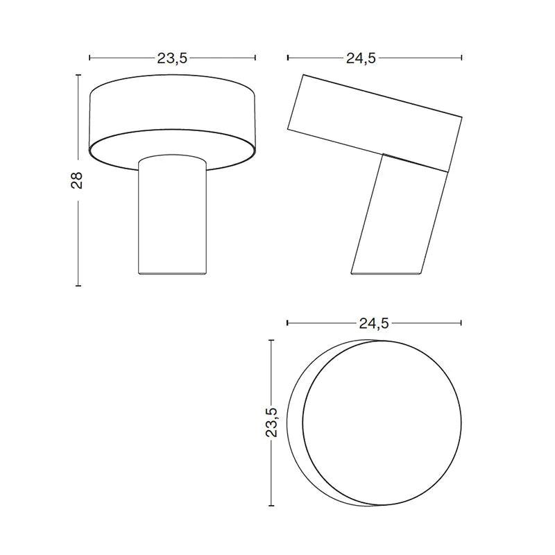Hay Slant Table Lamp