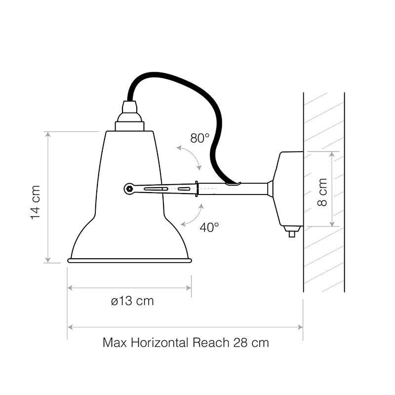 Anglepoise Original 1227 Mini Wall Lamp